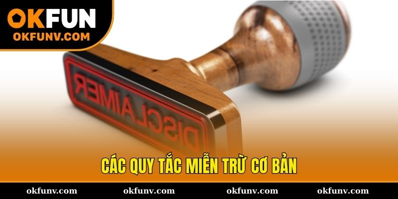 Các quy tắc miễn trừ trách nhiệm tại OKFUN